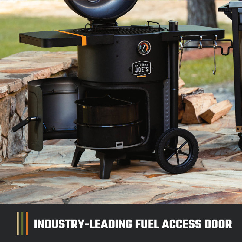 Oklahoma Joe's Gen 2 Bronco Drum Smoker & Grill, Black & Reviews